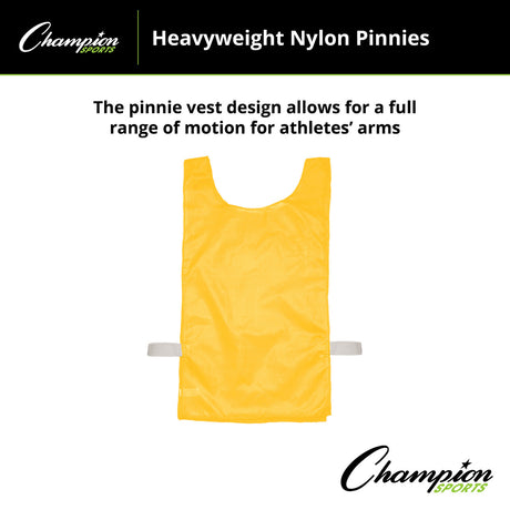 HEAVYWEIGHT NYLON PINNIES, YOUTH BLUE