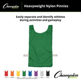 HEAVYWEIGHT NYLON PINNIES, YOUTH BLUE