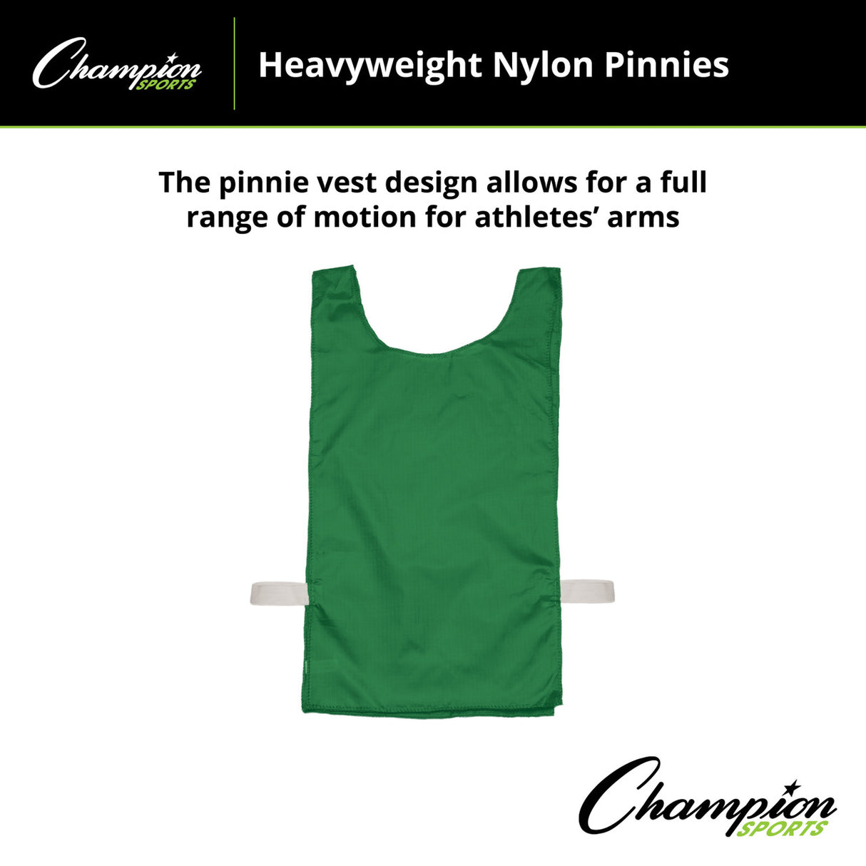 HEAVYWEIGHT NYLON PINNIES, YOUTH BLUE
