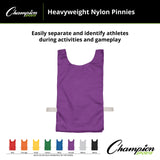 HEAVYWEIGHT NYLON PINNIES, YOUTH BLUE