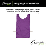 HEAVYWEIGHT NYLON PINNIES, YOUTH BLUE