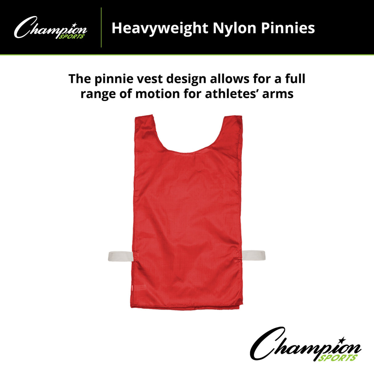 HEAVYWEIGHT NYLON PINNIES, YOUTH BLUE