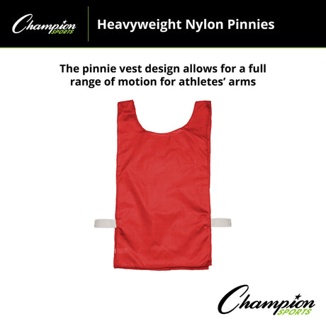 HEAVYWEIGHT NYLON PINNIES, YOUTH BLUE
