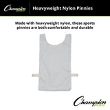 HEAVYWEIGHT NYLON PINNIES, YOUTH BLUE
