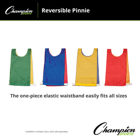 Champion Sports NP3BR Reversible Pinnie, Youth Blue/red