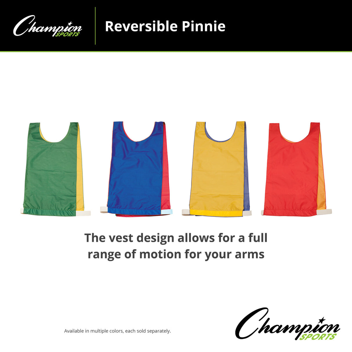 REVERSIBLE PINNIE, YOUTH BLUE/RED