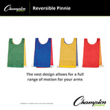 REVERSIBLE PINNIE, YOUTH BLUE/RED