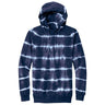 Joe's USA Allover Stripe Tie-Dye Hooded Sweatshirt Joe's USA Navy/White Small
