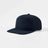 Joe's USA Hat Flat Bill 7 Panel Perforated Snapback Golf Hat - Navy