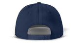 J7256 Clubhouse Performance Rope Cap - Navy with White Rope (Back)