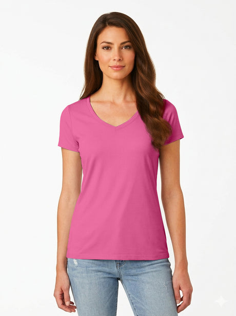 Joe's USA Ladies Fan Favorite V-Neck Tee