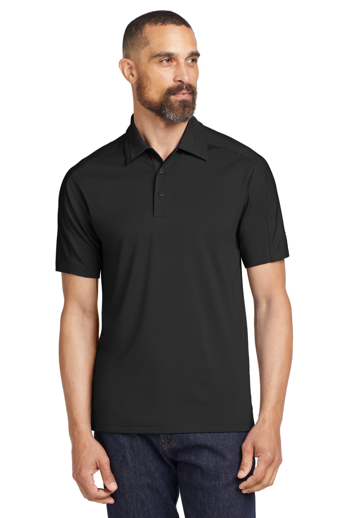 OGIO OG1030 Linear Textured Stripe Performance Polo