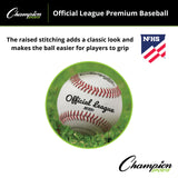 Champion Sports OFFICIAL LEAGUE PREMIUM BASEBALLS