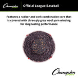 Champion Sports OFFICIAL LEAGUE BASEBALLS (OLB5)