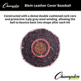 Champion Sports BLEM LEATHER COVER BASEBALLS