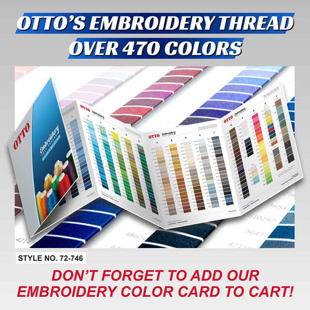 OTTO Embroidery Poly Thread #40 5,500 yd. King Cone OTTO 157-101-45740 - Thread 45740 Otto Cap 45740 - Thread 45740 OSFM