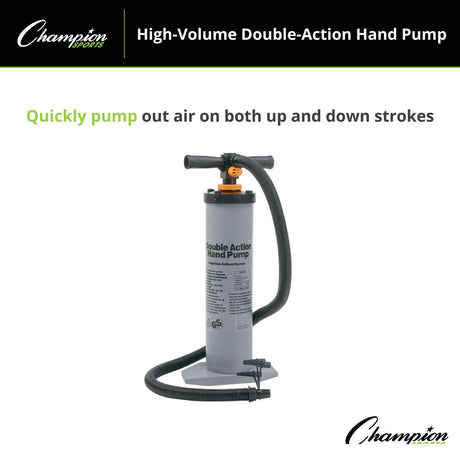 Champion Sports HIGH-VOLUME DOUBLE ACTION HAND PUMP