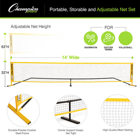 RHINO PORT-A-NET SET 10' W