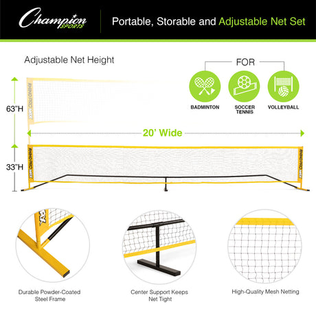 RHINO PORT-A-NET SET 10' W