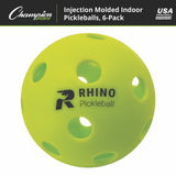 RHINO Pickleball INJECTION MOLDED INDOOR PICKLEBALL SET
