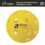 RHINO Pickleball INJECTION MOLDED OUTDOOR PICKLEBALL SET