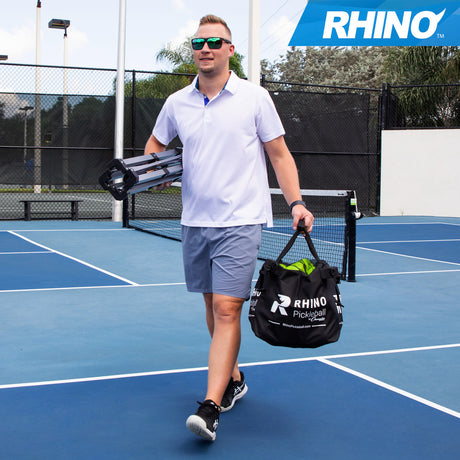 RHINO Pickleball PICKLEBALL/TENNIS BALL CART