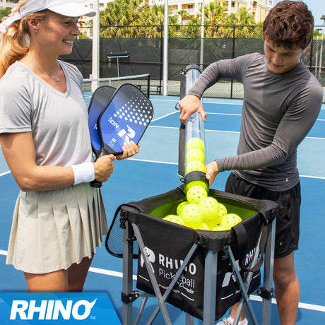 RHINO Pickleball PICKLEBALL/TENNIS BALL CART