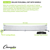RHINO Pickleball PRO PICKLEBALL NET WITH WHEELS