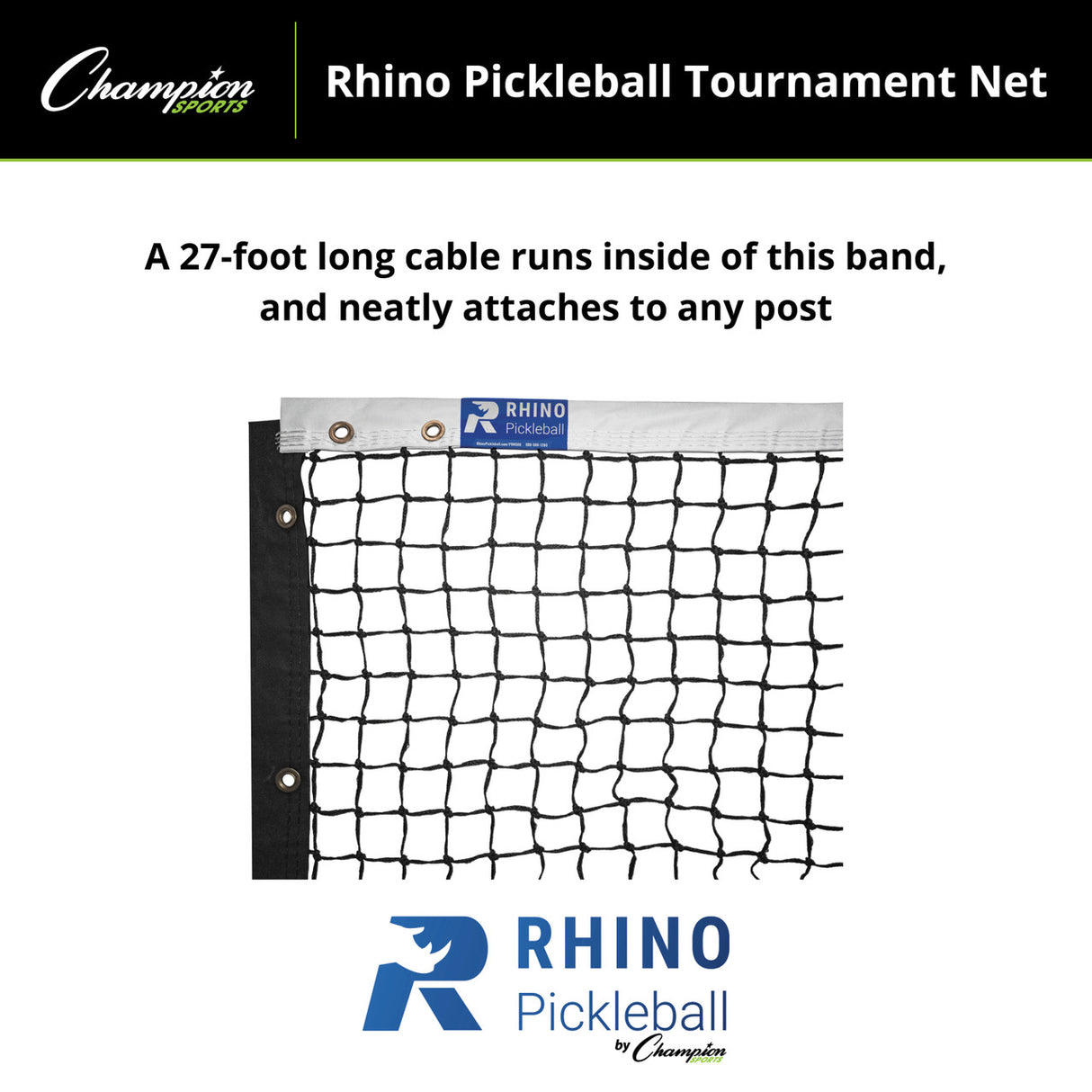 RHINO Pickleball RHINO PICKLEBALL TOURNAMENT NET