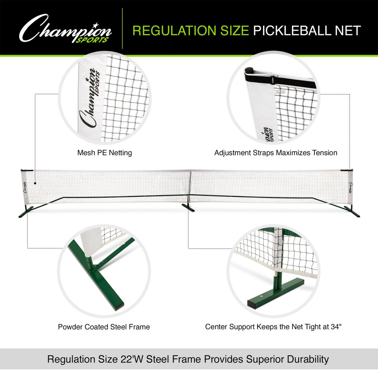 RHINO Pickleball PICKLEBALL NET