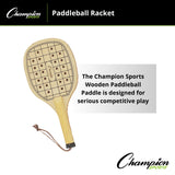 Champion Sports PADDLEBALL RACKET