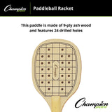 Champion Sports PADDLEBALL RACKET