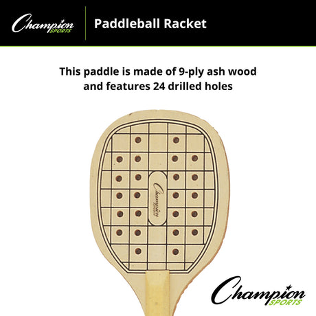 Champion Sports PADDLEBALL RACKET