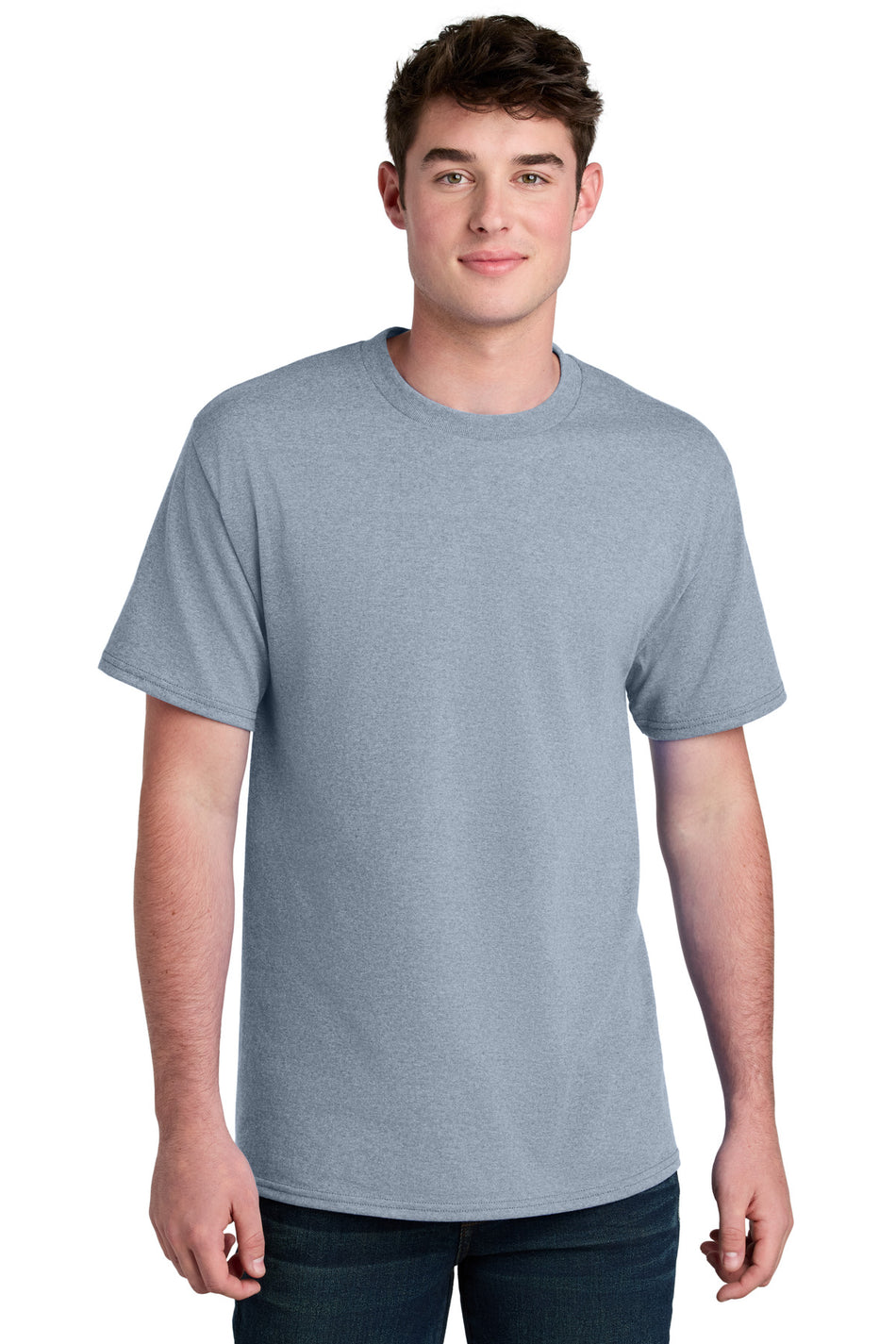 Port & Company ®  Core Blend Recycled Tee PC01 - Athletic Heather - Port & Company PC01