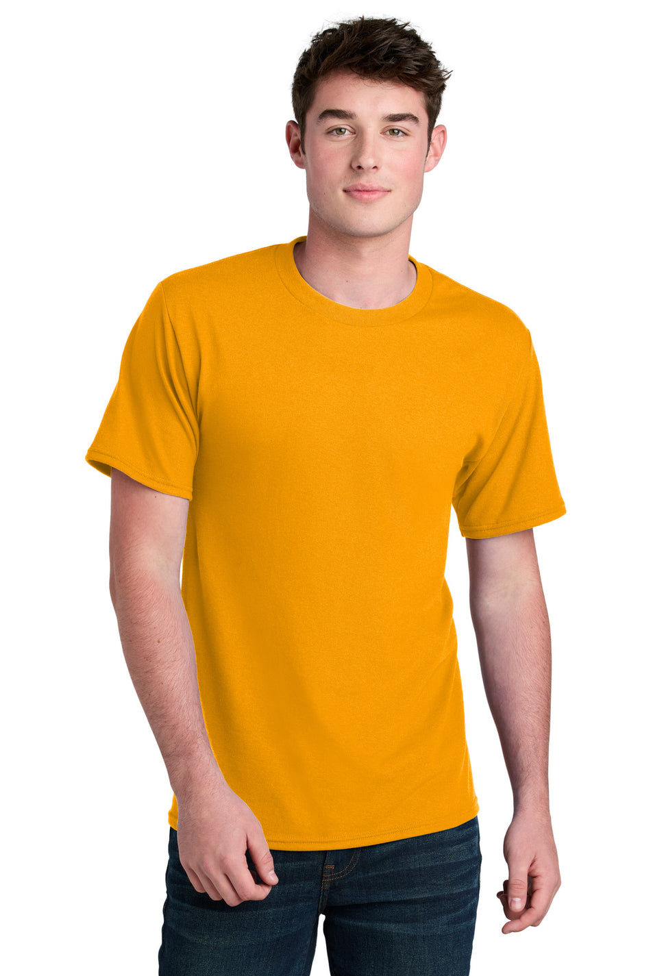 Port & Company ®  Core Blend Recycled Tee PC01 - Gold - Port & Company PC01