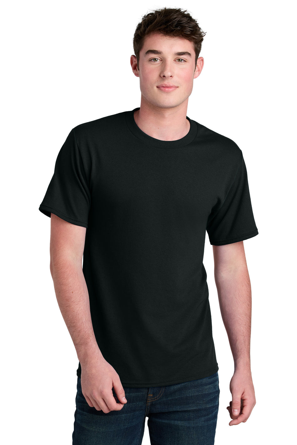 Port & Company ®  Core Blend Recycled Tee PC01 - Jet Black - Port & Company PC01