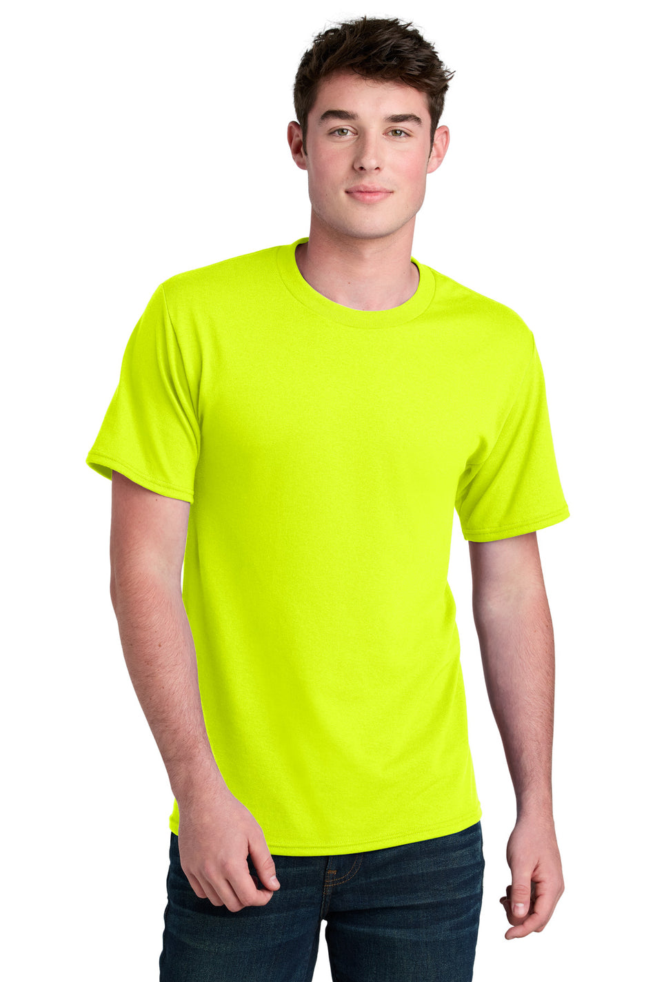 Port & Company ®  Core Blend Recycled Tee PC01 - S. Green - Port & Company PC01