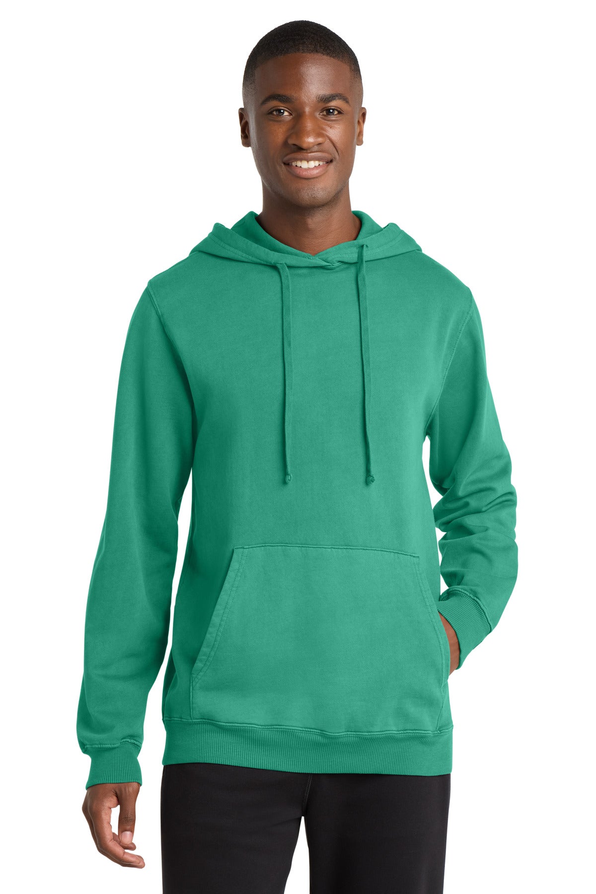 Port & Co ™  Beach Wash ®  Garment-Dyed Pullover Hooded Sweatshirt. PC098H - Port & Company PC098H
