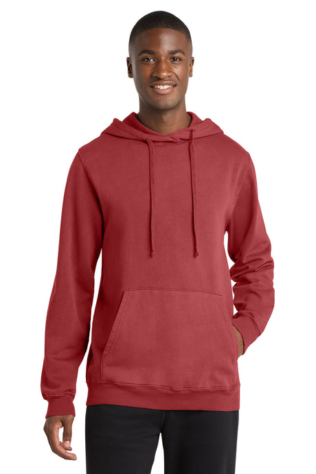 Port & Co ™  Beach Wash ®  Garment-Dyed Pullover Hooded Sweatshirt. PC098H - Port & Company PC098H