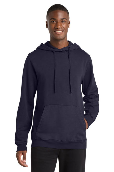 Port & Co ™  Beach Wash ®  Garment-Dyed Pullover Hooded Sweatshirt. PC098H - Port & Company PC098H
