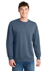 Port & Company PC098 Beach Wash Garment-Dyed Crewneck Sweatshirt | Port & Co PC098