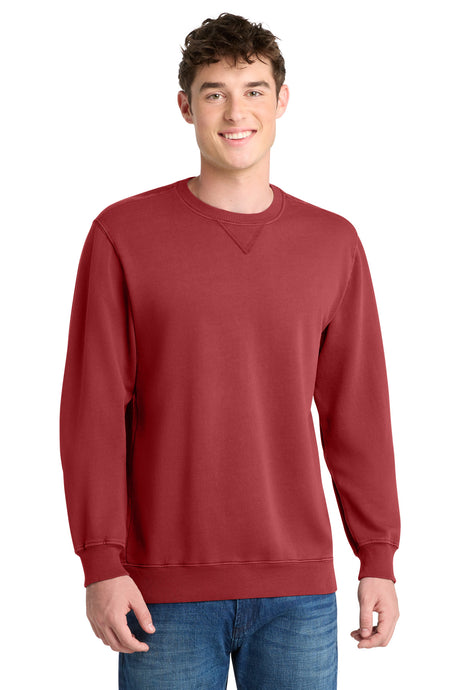 Port & Company PC098 Beach Wash Garment-Dyed Crewneck Sweatshirt | Port & Co PC098
