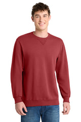 Port & Company PC098 Beach Wash Garment-Dyed Crewneck Sweatshirt | Port & Co PC098