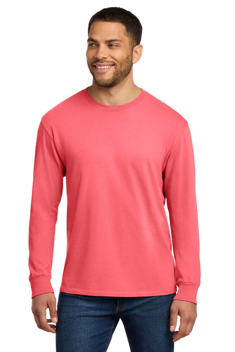 Port & Company PC099LS Beach Wash Garment-Dyed Long Sleeve Tee | Port & Co PC099LS