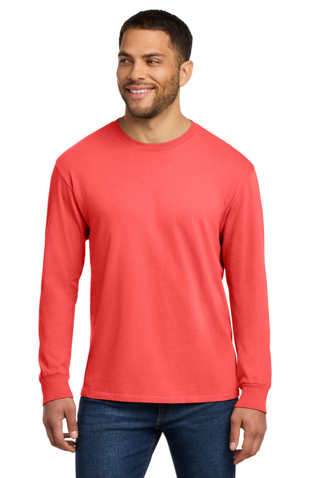 Port & Company PC099LS Beach Wash Garment-Dyed Long Sleeve Tee | Port & Co PC099LS