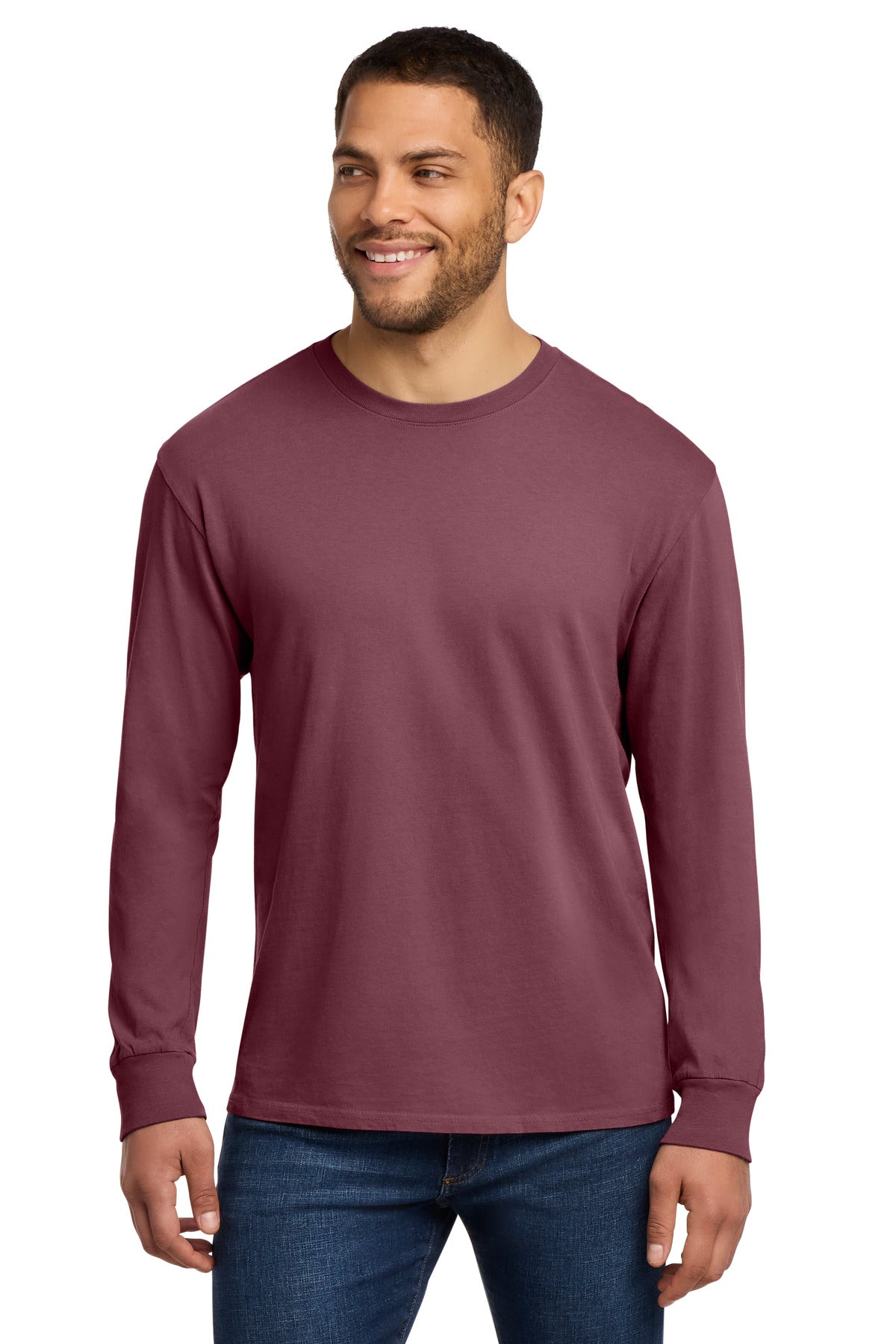 Port & Company PC099LS Beach Wash Garment-Dyed Long Sleeve Tee | Port & Co PC099LS