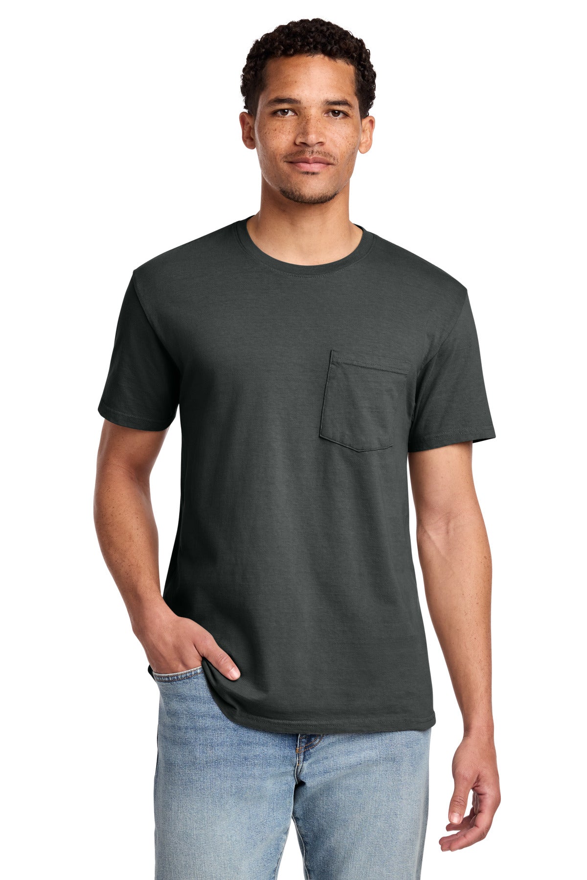 Port & Company PC099P Beach Wash Garment-Dyed Pocket Tee | Port & Co PC099P