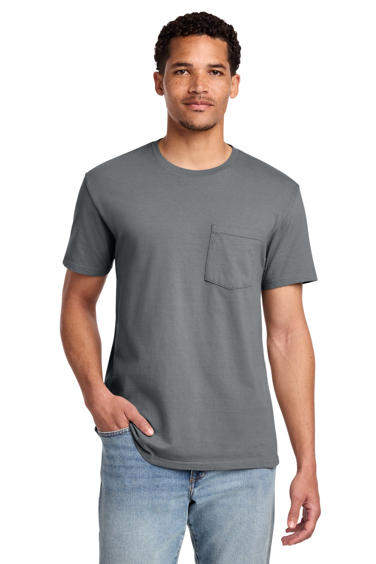Port & Co ™  Beach Wash ®  Garment-Dyed Pocket Tee.  PC099P - Port & Company PC099P