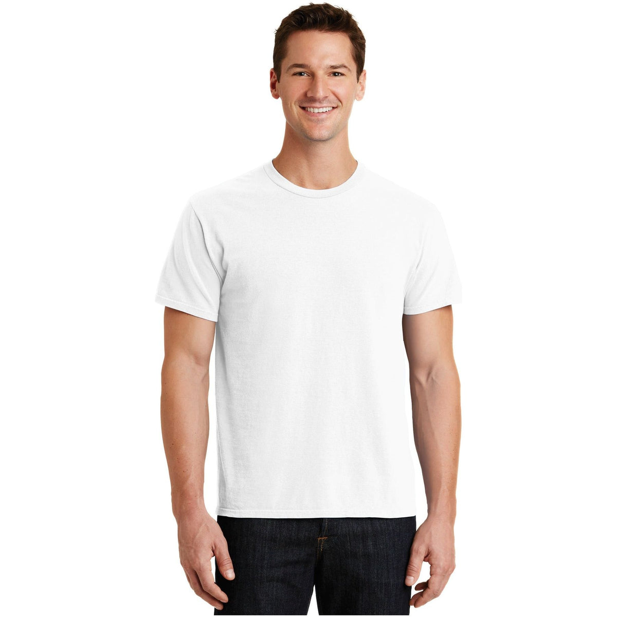 Port & Company ® Beach Wash ® Garment-Dyed Tee. PC099 - White - Port & Company PC099 T-Shirts Port & Company