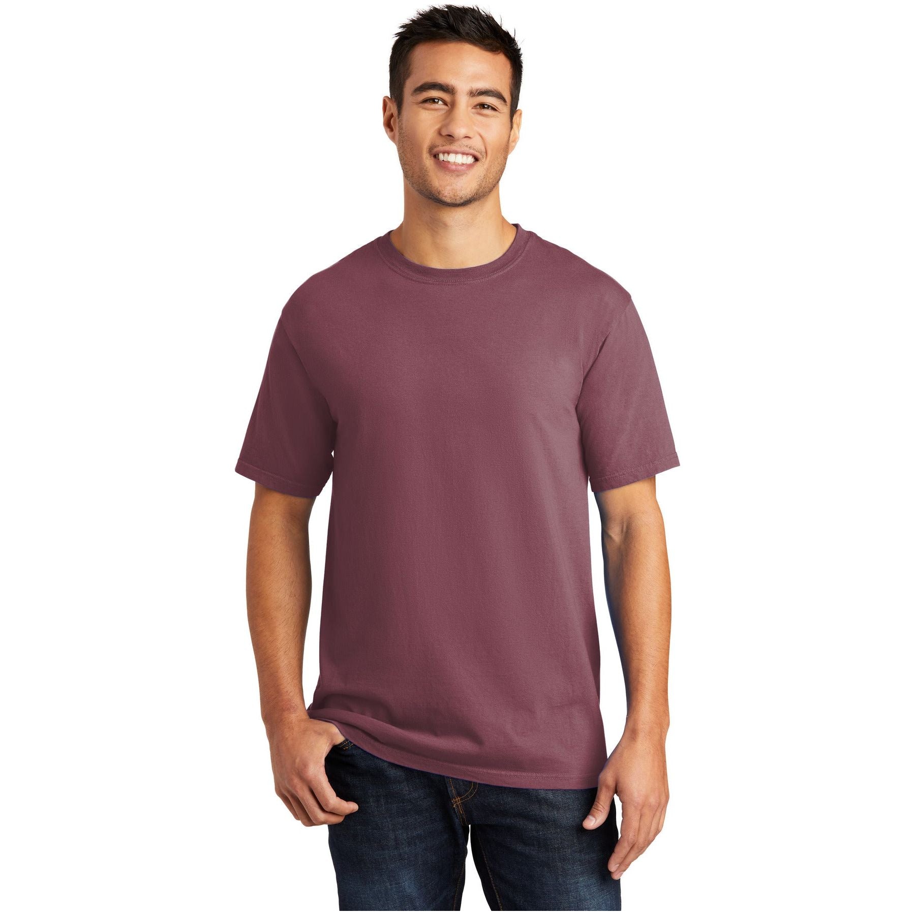 Port & Company ® Beach Wash ® Garment-Dyed Tee. PC099 - Wineberry - Port & Company PC099 T-Shirts Port & Company